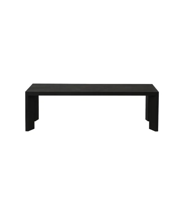 BANCO LARGO KUBO NEGRO en Negro - Butacas, banquetas y puffs, Uruguay | Más Infinito Casa