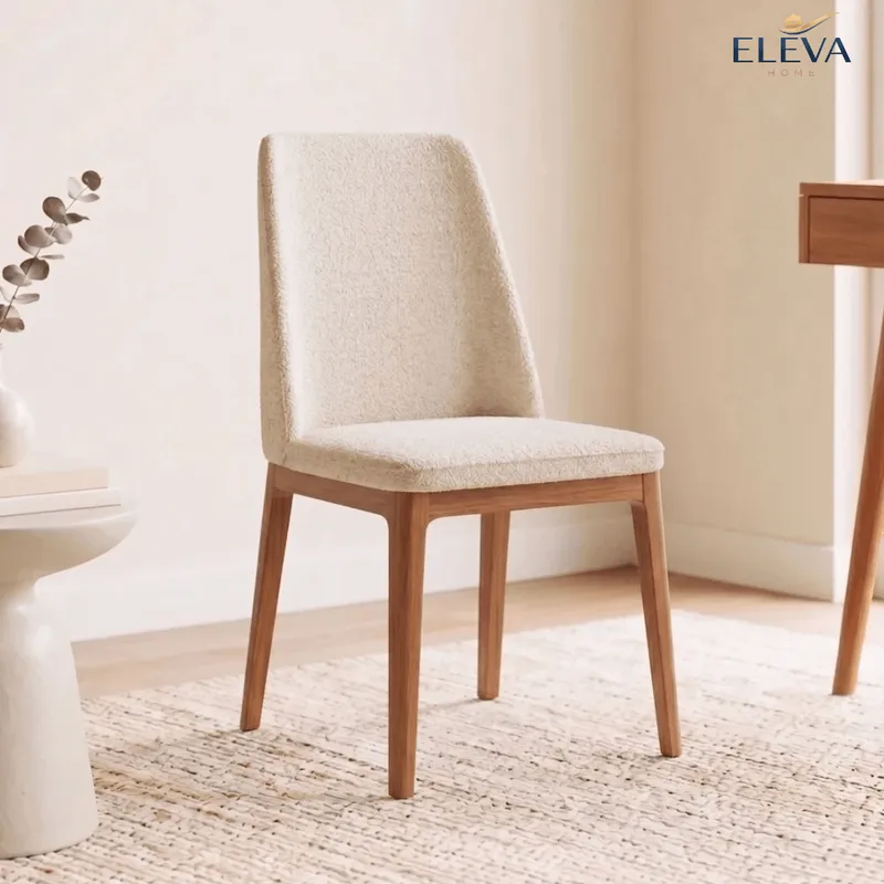 Silla de Comedor City - Línea Manhattan - Boucle/Natural en Gris - Sillas, Uruguay | Nario Hogar