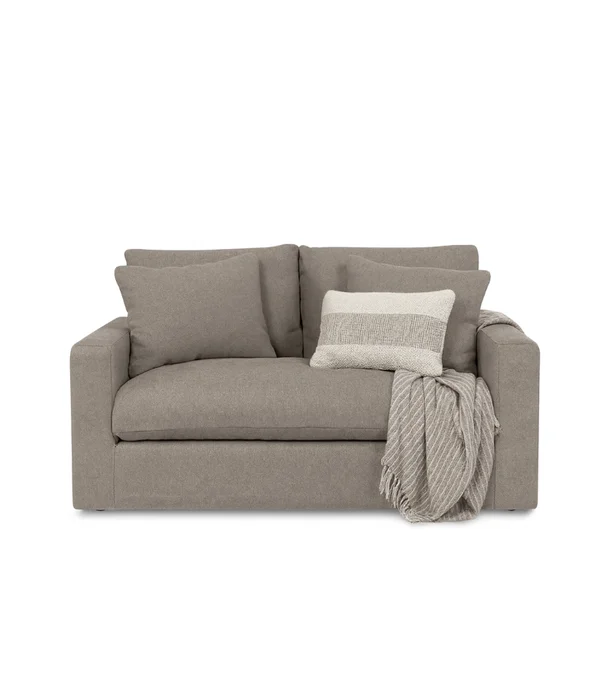 SOFA BISCARROSSE LOVESEAT 130 BEIGE en Gris - Sillones y sofás, Uruguay | Más Infinito Casa