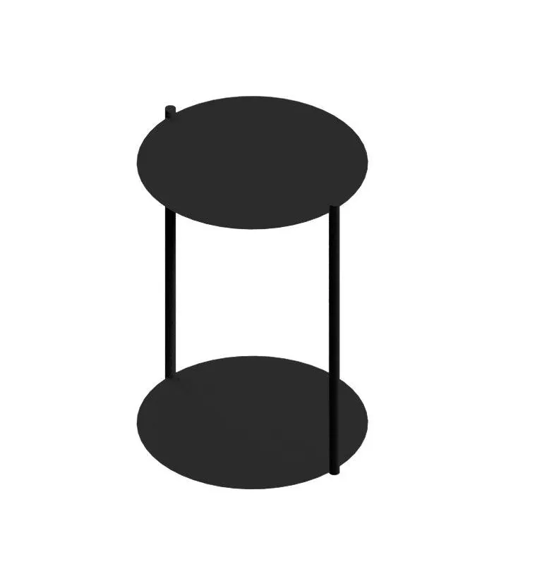 M04 — mesa lateral en Negro - Mesas de arrimo, Uruguay | Funlo Project