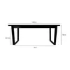 Mesa de comedor Niki en Negro - Mesas de living, Uruguay | Walnut, vista 4 de 4