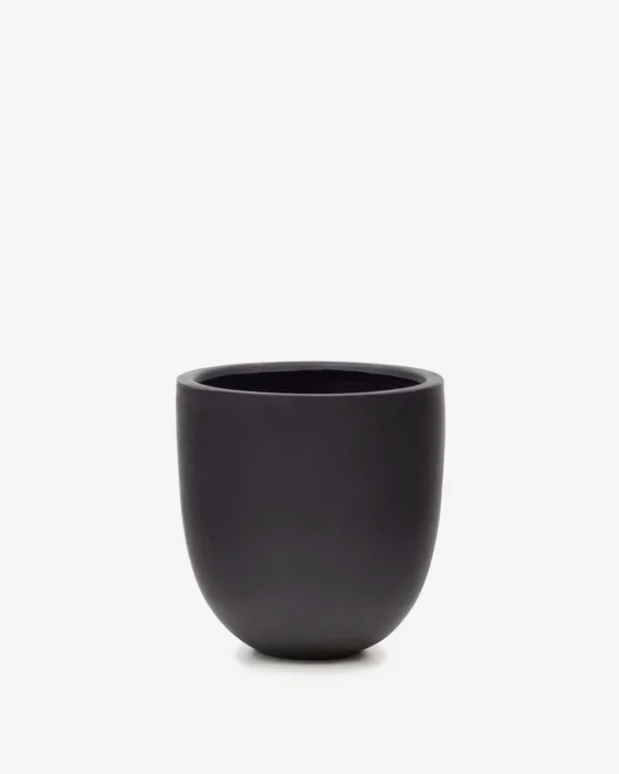 Macetero Aiguablava de cemento - negro Ø 56 cm en Negro - Muebles para el exterior, Uruguay | Kavehome