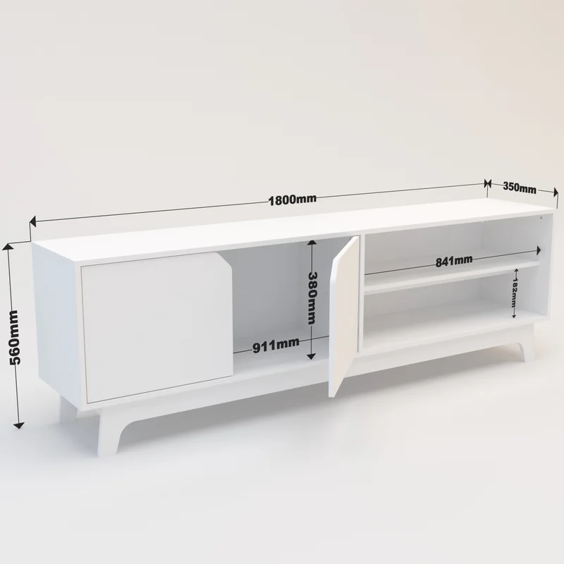 Rack Columbus en Negro - Aparadores y recibidores, Uruguay | RM Muebles y Deco, vista 6