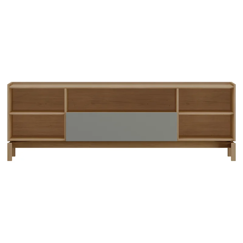 FINESTRA - RACK 2 PUERTAS 1 CAJON BARCELONA 2154VZ - Muebles para TV, Uruguay | Alfa Ventas, vista 3