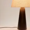 Lámpara de sobremesa Torrent de metal con acabado pintado en negro y pantalla de lino en Negro - Lámparas de mesa, Uruguay | Kavehome, vista 3 de 4
