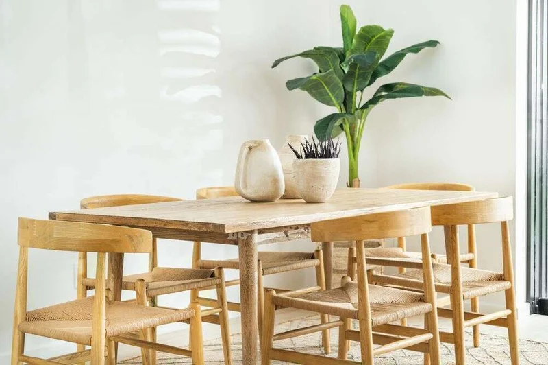 MESA COMEDOR NORDICA - OLMO NATURAL - 1.80 X 0.90 MTS en Madera natural - Mesas de comedor, Uruguay | La Iberica, vista 29
