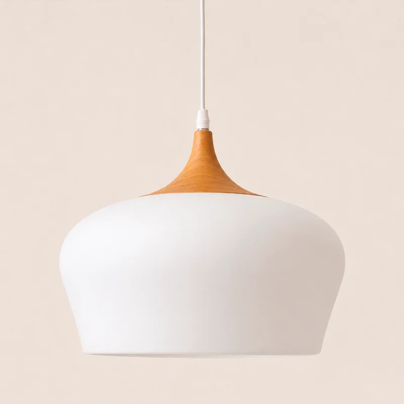 Lámpara De Techo Olson en Blanco - Lámparas colgantes, Uruguay | Alta Gracia Deco, vista 3