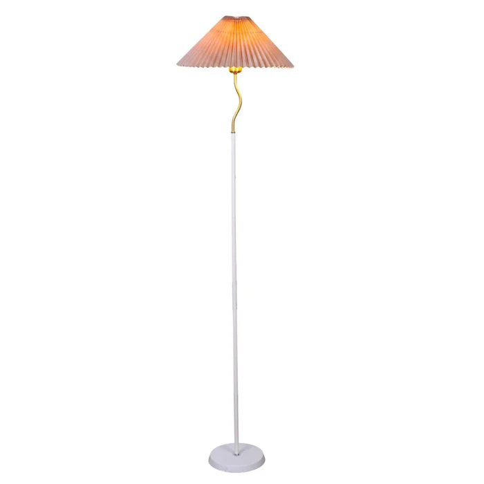 Lámpara De Pie Metal Blanco Xyf8071 en Blanco - Lámparas de pie, Uruguay | Divino, vista 2