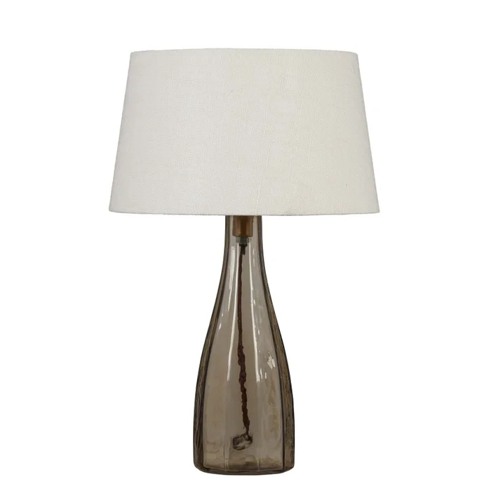 Lámpara de mesa bottle Vidrio Gris en Marrón - Lámparas de mesa, Uruguay | Le Blanc
