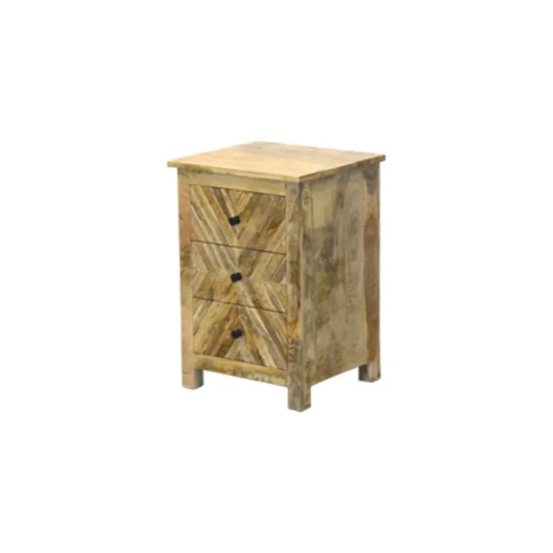M266 Mesa de luz 45x40x65 en Madera natural - Mesas de luz, Uruguay | Victoriana