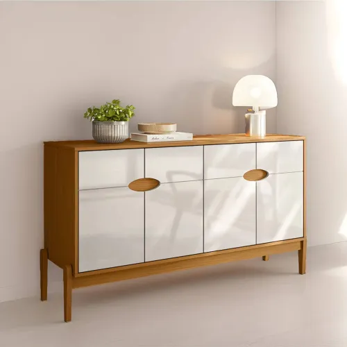 Aparador Intense 4 Puertas en Multicolor - Muebles para TV, Uruguay | Nario Hogar