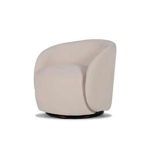 Butaca Sway Giratoria - Tela Microfibra - 110 (Crudo) en Beige - Butacas, banquetas y puffs, Uruguay | NYR