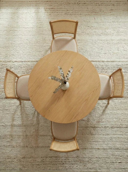 Mesa comedor Miami Redonda 120 CM DIAMETRO en Madera natural - Muebles, Uruguay | Indrana, vista 3
