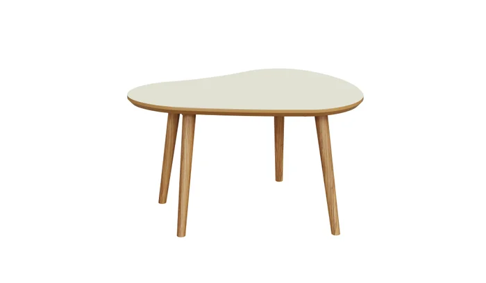 Mesa De Centro Ratona Organica 79cm 100% MDF en Beige - Mesas de living, Uruguay | Balton, vista 6