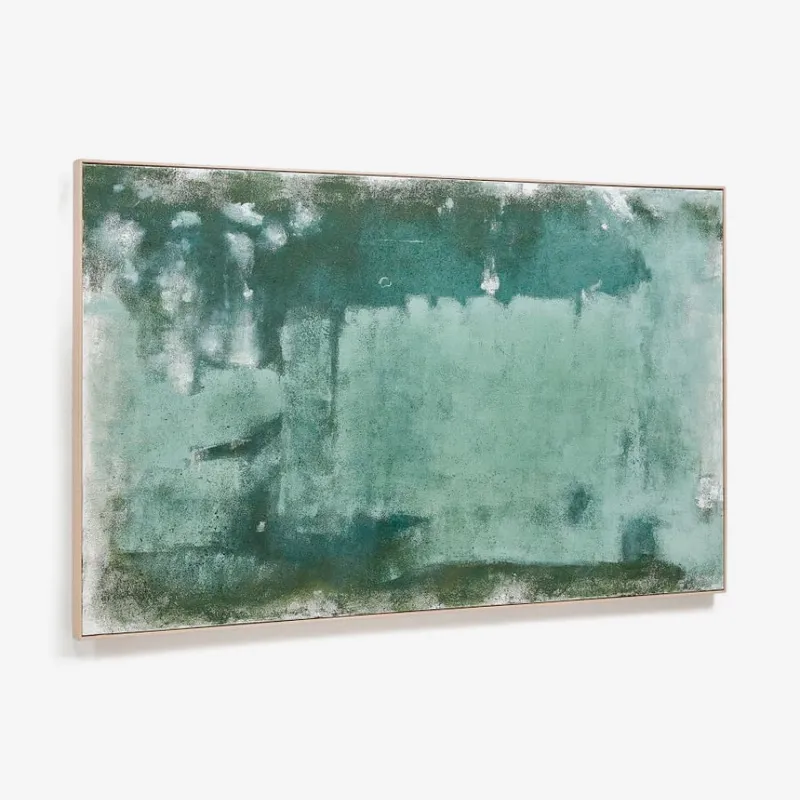 Cuadro abstracto Selnar - verde 202 x 122 cm en Verde - Decoración de pared, Uruguay | Kavehome