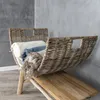 Leñero rattán en Madera natural - Canastos, Uruguay | Soho Deco, vista 2 de 3