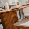 Mesa de Comedor - Redonda - Línea Nevada - Marrón en Marrón - Mesas de comedor, Uruguay | Ecowood, vista 3 de 7