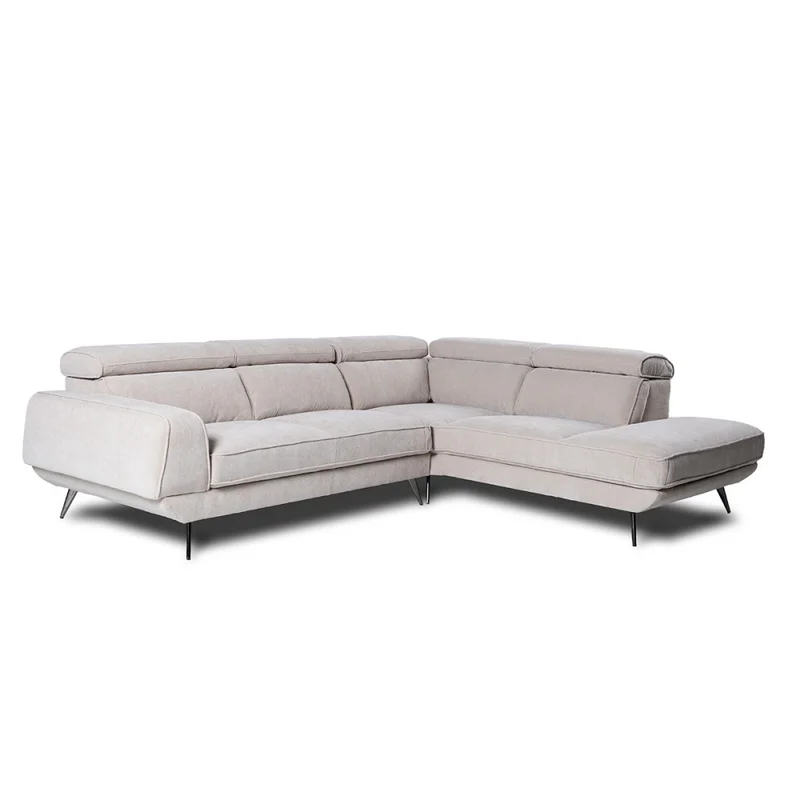 Rinconera Versatile - Tela Microfibra - Chaise Derecho - 6686-4 Beige en Beige - Sillones y sofás, Uruguay | Nyr, vista 4