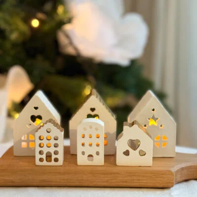 Casitas navideñas x 6 en Blanco - Decoración, Uruguay | Dreams On Time, vista 6