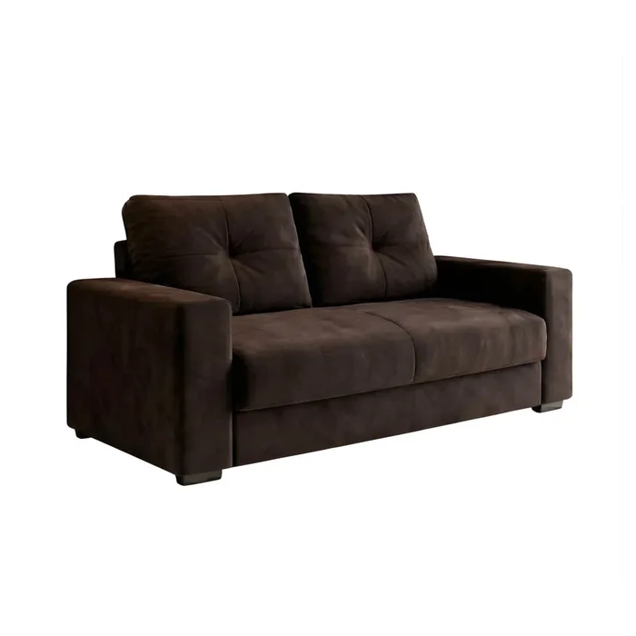 Sillón 3 Cuerpos Barcelona - Marrón en Marrón - Sillones y sofás, Uruguay | Ecowood, vista 2