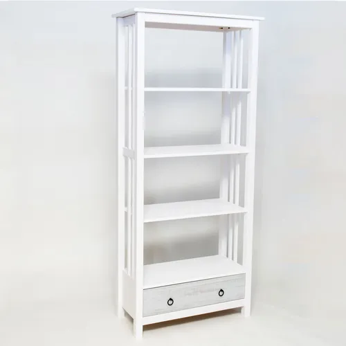 Estantería Ancha FLORA – 1 Cajón en Multicolor - Bibliotecas, Uruguay | Igoa