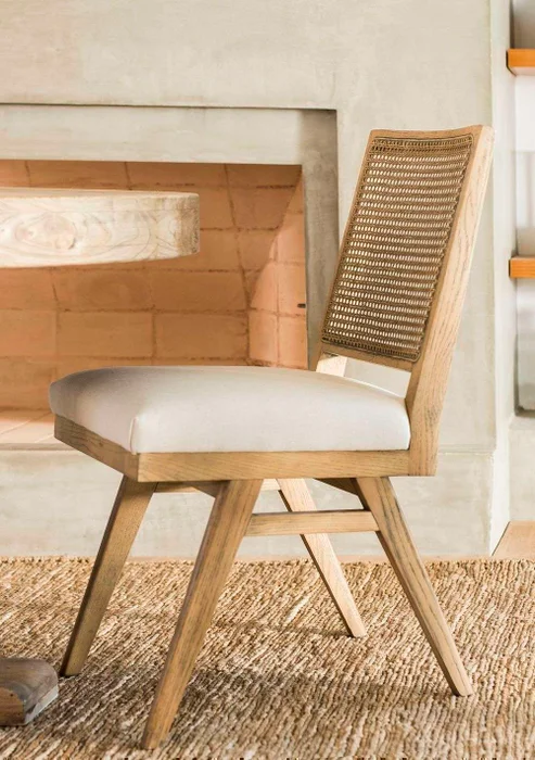 SILLA MODERNA CON ESTERILLA - FRESNO NATURAL en Madera natural - Sillas, Uruguay | La Iberica, vista 4