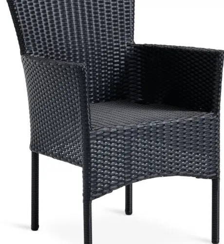 Silla apilable AIDT negro en Negro - Muebles para el exterior, Uruguay | JYSK