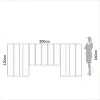 Respaldo de cama Lorena 300CM - Lino - Respaldos de cama, Uruguay | Balton, vista 6 de 7