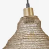 Lámpara de techo Sarraco de metal dorado - Ø 58 cm en Amarillo - Lámparas colgantes, Uruguay | Kavehome, vista 3 de 3