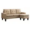 Sillon 3 cuerpos con chaise Herbie - Beige en Beige - Sillones y sofás, Uruguay | La Cueva Muebles, vista 2 de 14
