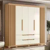Ropero 6 puertas 4 cajones - Doble Casal - Beige - Línea FIT en Beige - Roperos y placares, Uruguay | Ecowood, vista 1 de 5