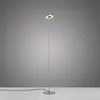 LAMPARA DE PIE ANILLO PLATA DIMERIZABLE Y CCT 9W CON CONTROL - 140CM en Plateado - Lámparas de pie, Uruguay | Iluminica, vista 3 de 5