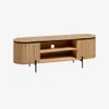 Mueble TV Licia 160 x 55 cm de madera maciza de mango en Madera natural - Muebles para TV, Uruguay | Kavehome, vista 1 de 7