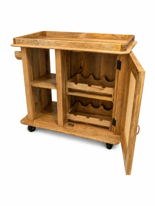 A176 Aparador / Bar 85x50x90 en Madera natural - Aparadores y recibidores, Uruguay | Victoriana, vista 2