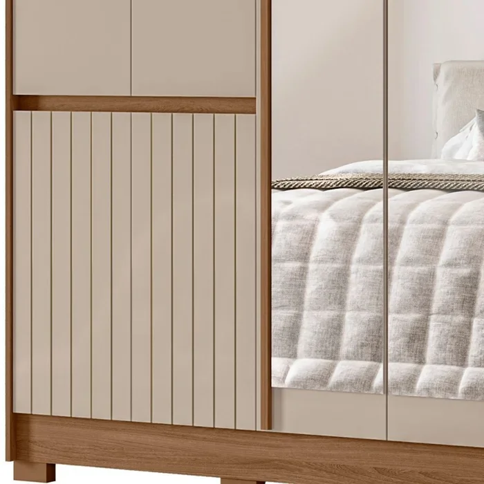 Ropero Placard Dormitorio 10 Puertas 4 Cajones Con Espejo en CARVALHO / FENDI - Muebles, Uruguay | Soy Hogar, vista 5