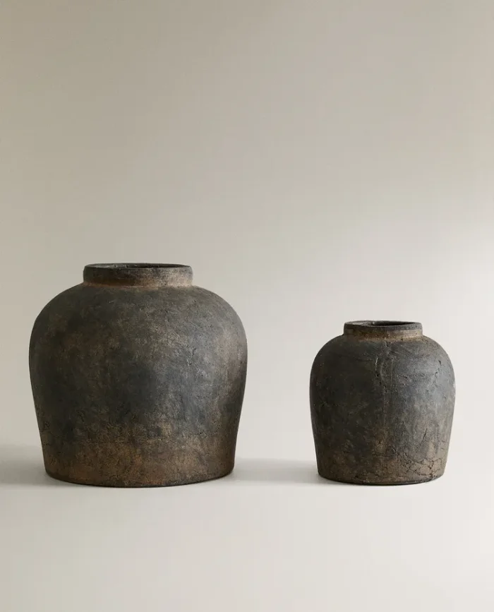 JARRÓN CERÁMICA TEXTURA DESGASTADA - Jarrones, Uruguay | Zara Home, vista 2