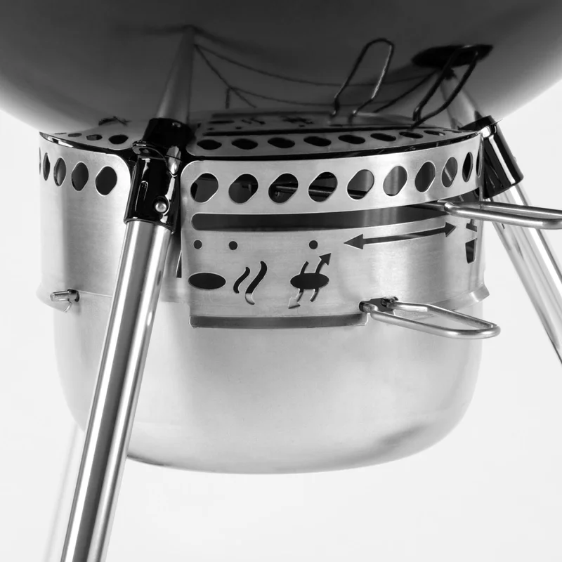 Barbacoa Carbón Negro Acero Inoxidable Weber en Negro - Exterior, Uruguay | Divino, vista 5