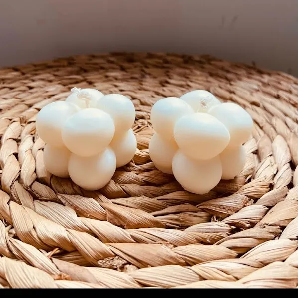 Velas burbuja chica en Blanco - Velas y Portavelas, Uruguay | Tu Garage