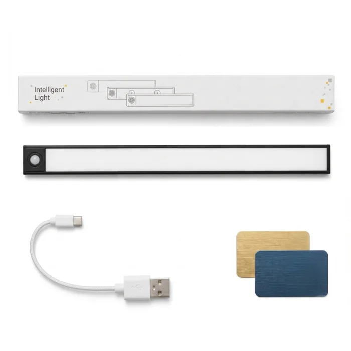 Lámpara Recargable Con Sensor De Movimiento Morais 80CM CCT Negro en Blanco - Lámparas colgantes, Uruguay | Serlux, vista 2