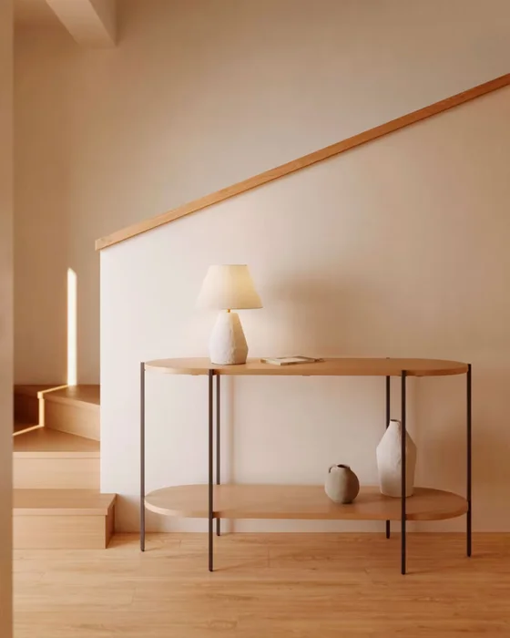Lámpara de mesa Noara de magnesio con acabado blanco en Blanco - Lámparas de mesa, Uruguay | Kavehome, vista 3