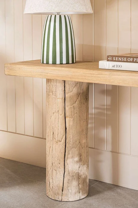 MESA DE ARRIMO /CONSOLA SILVESTRE - 1.50 MTS en Madera natural - Bibliotecas, Uruguay | La Iberica