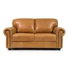 Sofá Elite - Cuero Natural - 2 cuerpos - A fabricar en Marrón - Sillones y sofás, Uruguay | NYR, vista 2 de 4