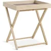 Mesa auxiliar SERUP 40x52 natural en Madera natural - Mesas de arrimo, Uruguay | JYSK, vista 1 de 5