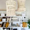 Pantalla Macramé India Trenzada en Madera natural - Iluminación, Uruguay | Indrana, vista 2 de 6
