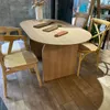 Mesa de Comedor Ovalada Arco 160 x 90 - Marrón Claro - Mesas de comedor, Uruguay | Berna home, vista 4 de 13