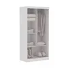 Ropero Dalia 2 Puertas Corrediza Blanco en Blanco - Roperos y placares, Uruguay | Albanés, vista 2 de 2
