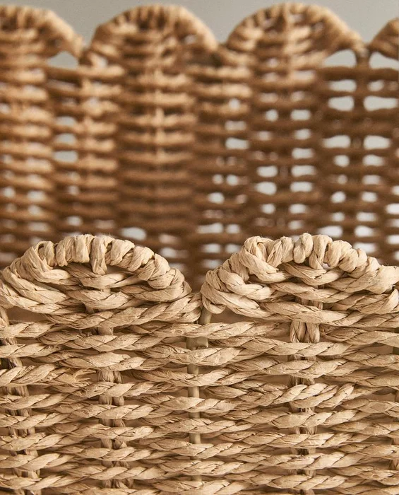CESTA ONDAS MEDIANA en Beige - Canastos, Uruguay | Zara Home, vista 5