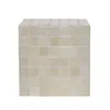 Mesa Lateral Ceramica Natural-beige Oia Beige en Beige - Mesas de living, Uruguay | Divino, vista 4 de 5