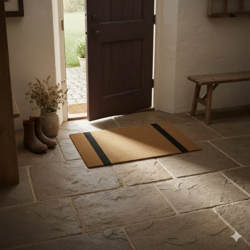 ALFOMBRA RECT. LINEAS SEAGRASS 80X50CM BICOLOR en Multicolor - Alfombras, Uruguay | Decohogar, vista 3