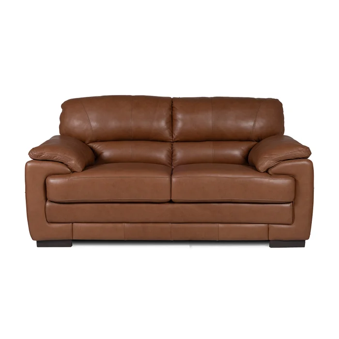 Sofá Oxford - Cuero Advanced - 2 cuerpos - Maverick Telha en Marrón - Sillones y sofás, Uruguay | NYR, vista 2